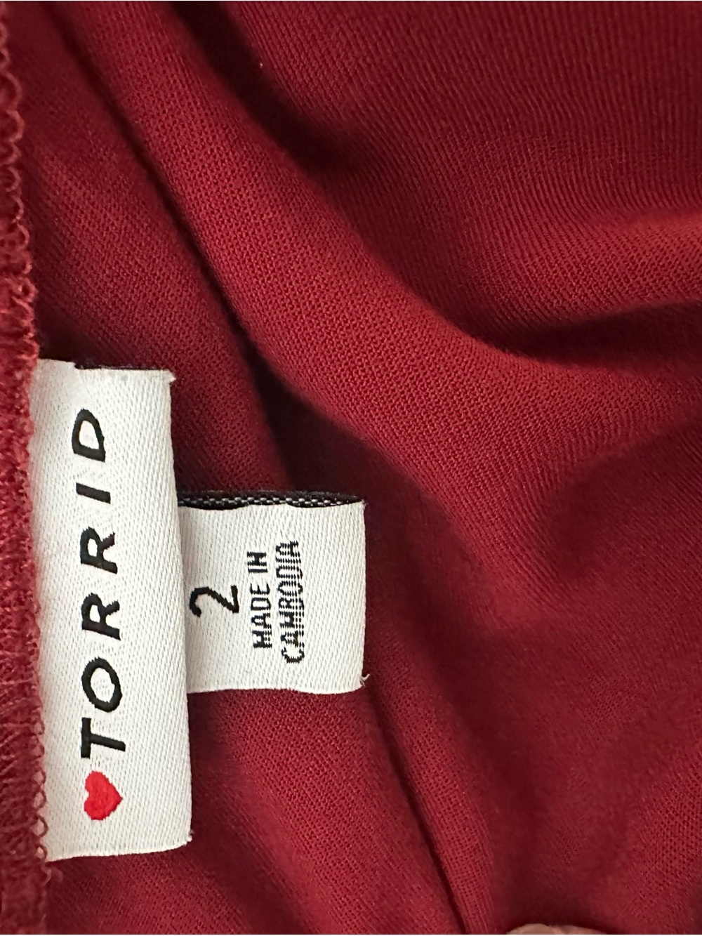 torrid Red Ruffled Strap Romper - Picture 2 of 11